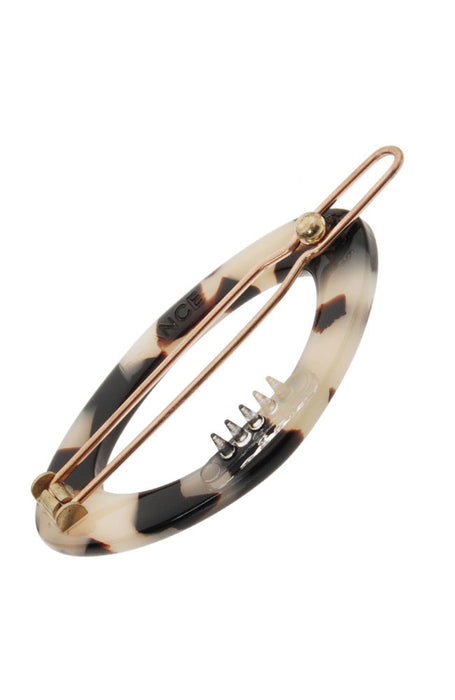 Narrow Oval Tige Boule Barrette - Classic