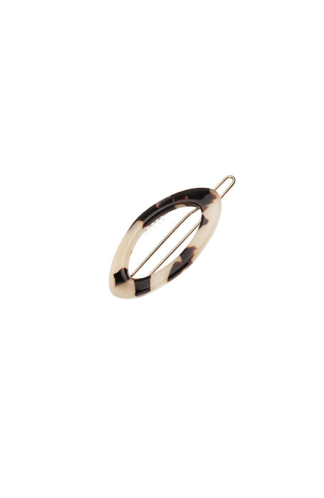 Narrow Oval Tige Boule Barrette - Classic