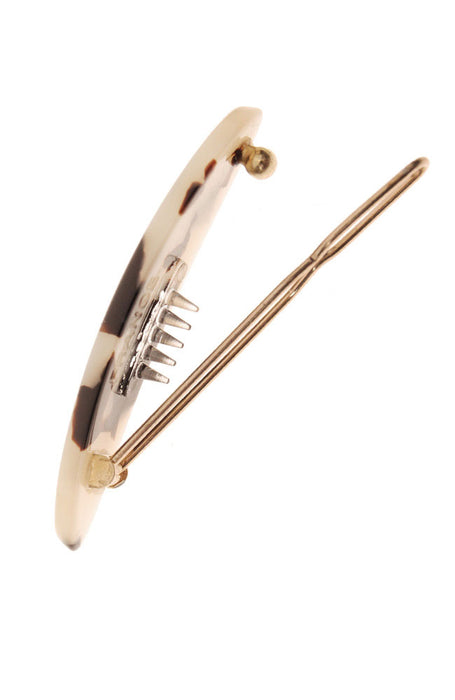 Mini Oblong Tige Boule Barrette - Classic