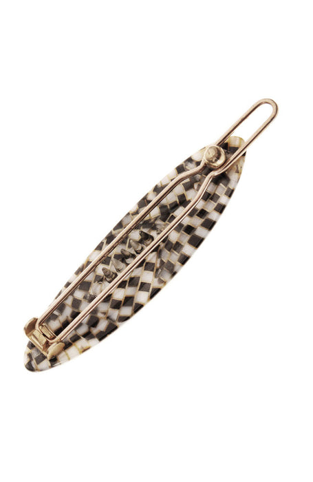 Mini Oblong Tige Boule Barrette - Classic