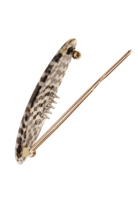 Mini Oblong Tige Boule Barrette - Classic