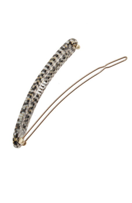 Cutout Oblong Tige Boule Barrette - Classic