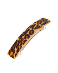 Rectangle Barrette - Leopard