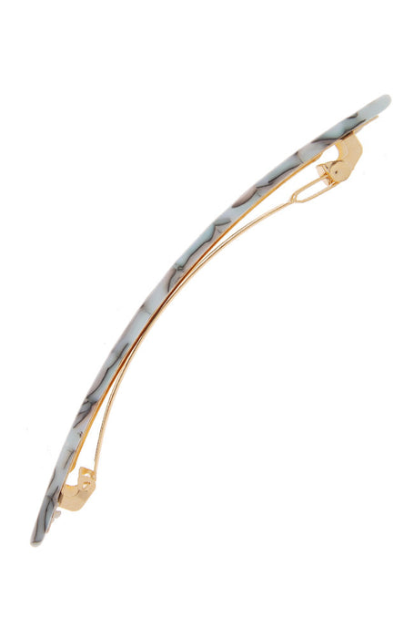 Scalloped Long and Skinny Barrette - Classic