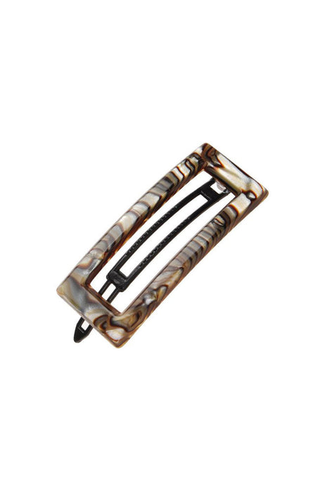 Cutout Rectangle Plastic Tige Boule Barrette - Classic