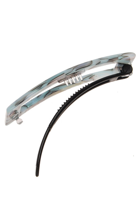 Cutout Rectangle Plastic Tige Boule Barrette - Classic