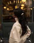 Skinny Rectangle Ponytail Barrette - Classic
