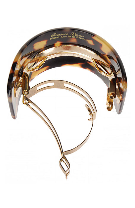 Wide Rectangle Ponytail Barrette - Classic