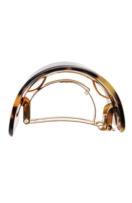 Wide Rectangle Ponytail Barrette - Classic