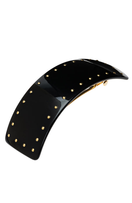 Studded Rectangle Volume Barrette