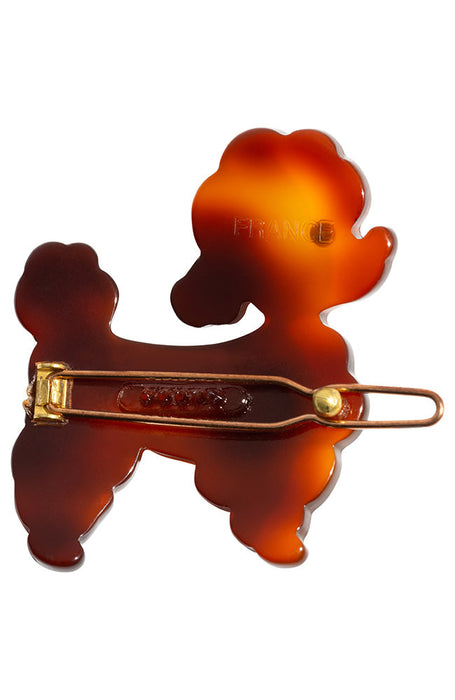 French Poodle Tige Boule Barrette