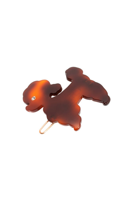 French Poodle Tige Boule Barrette