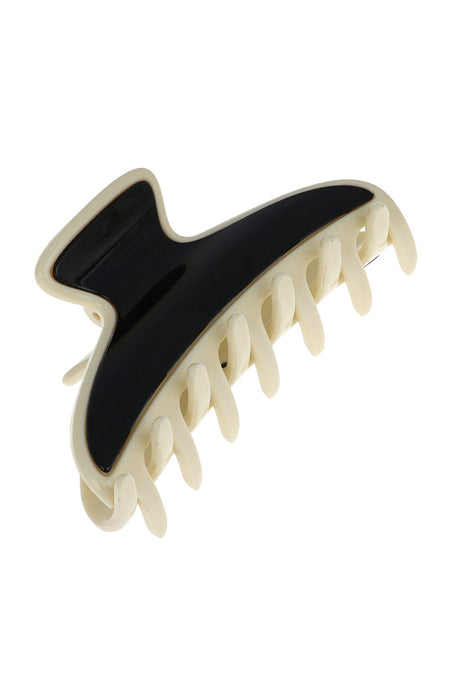 Maybell Claw Clip - Black & Ivory