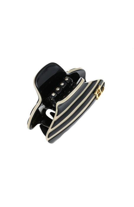 Stripe Small Claw Clip