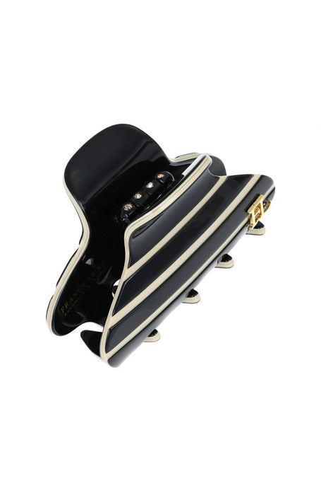 Stripe Claw Clip