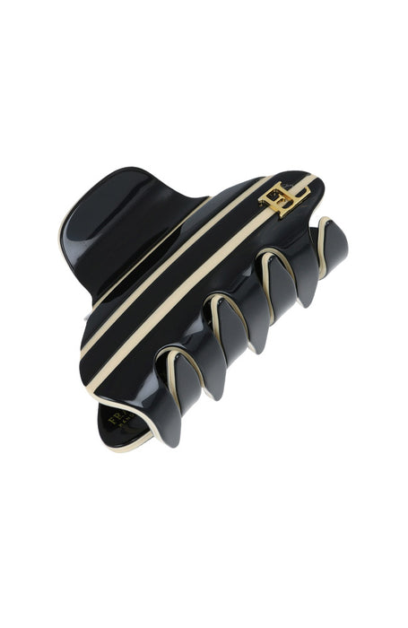 Stripe Claw Clip