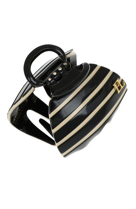 Stripe Large Octo Claw Clip