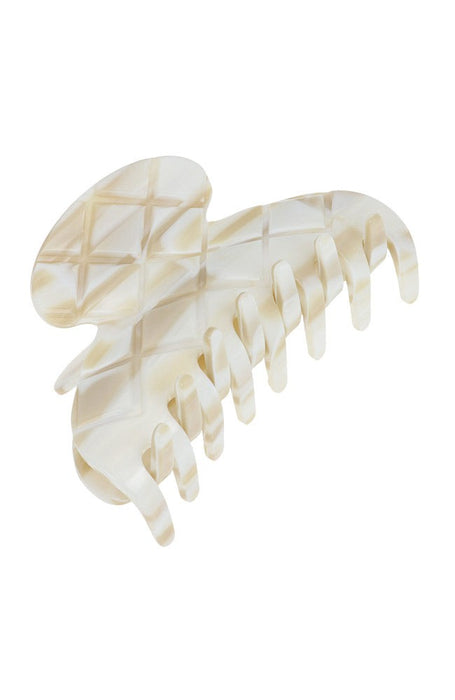 Quilted Medium Claw Clip - Classic