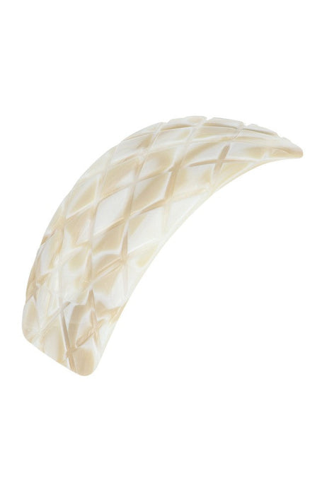 Quilted Volume Barrette - Classic