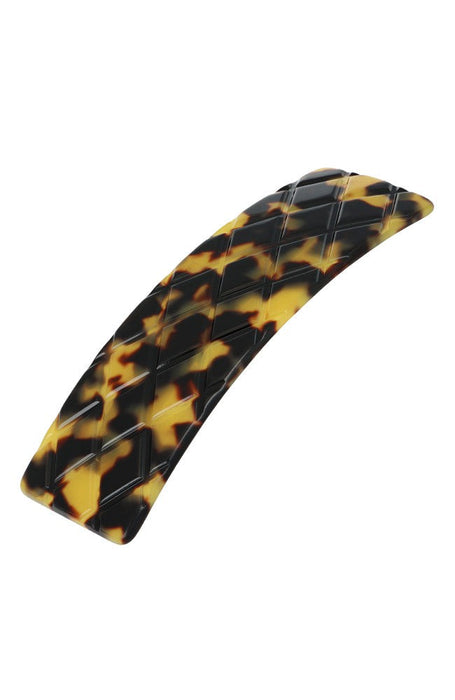 Quilted Rectangle Barrette - Classic