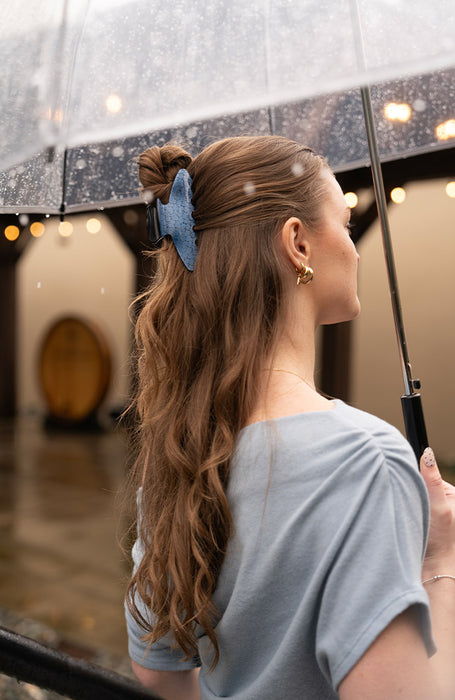 Essence Jumbo Claw Clip - Washed Denim