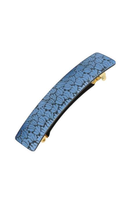 Essence Rectangle Barrette - Washed Denim