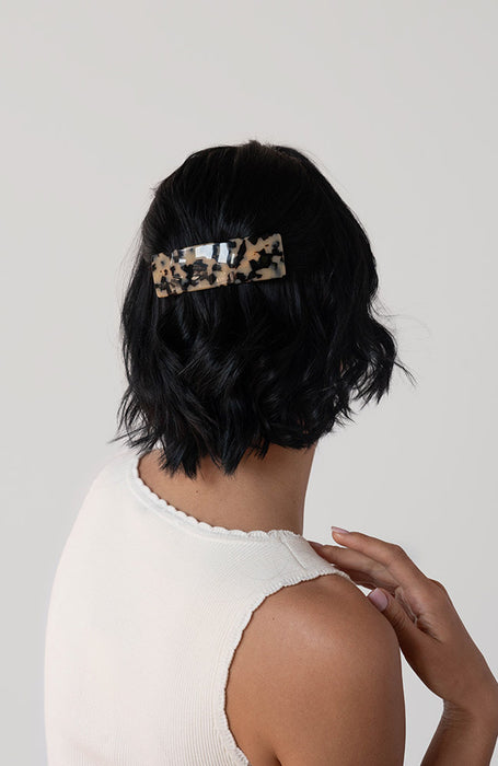 Large Rectangle Barrette - Classic