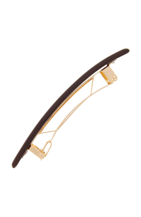 Small Luxury Rectangle Barrette - Nacro Neutrals