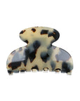 Small, French claw hair clip ideal for fine hair or small sections - Small Couture French Claw Clip, Ivory Tokyo, Ivory Tortoise Shell.