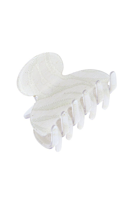 Small Couture Claw Clip - Metallic Zebra