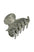 France Luxe small, pixelated mosaic of silver with black claw hair clip for women - Small Couture French Claw Clip, Opera Silver.