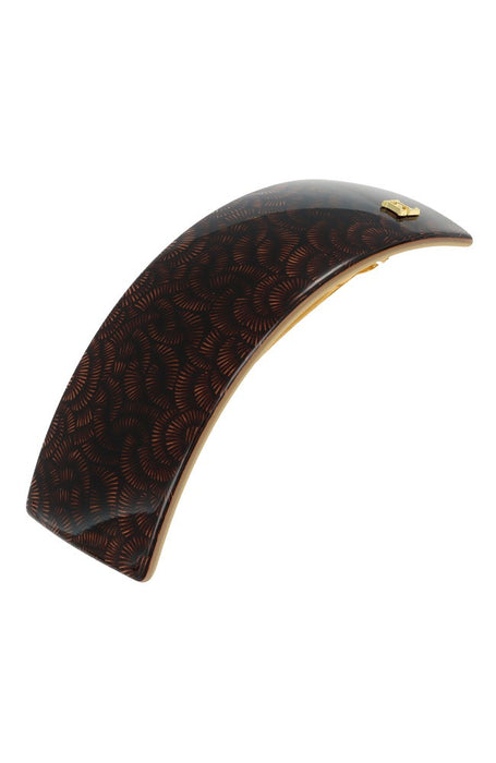 Rectangle Volume Barrette - French Classic
