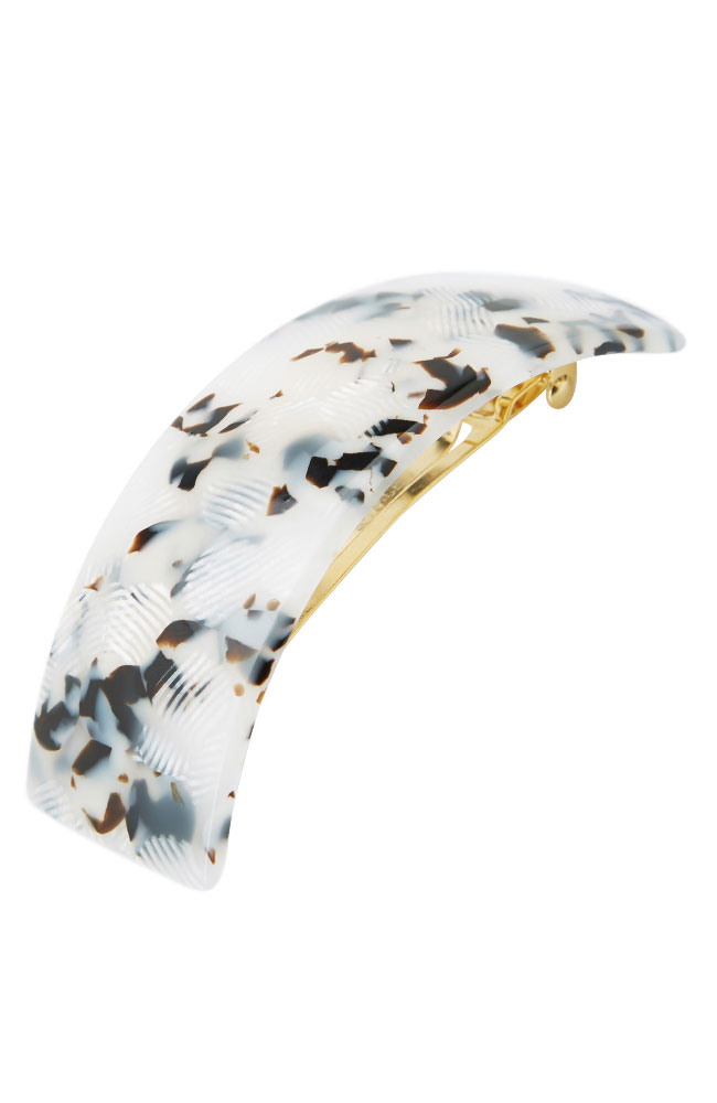 Rectangle Volume Barrette - French Classic