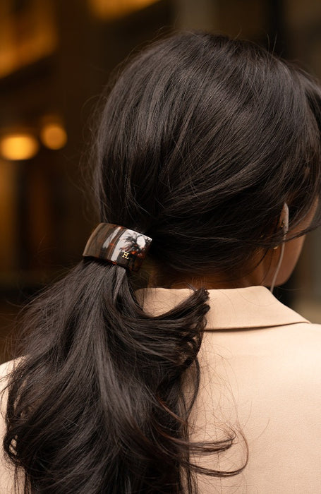 Rectangle Volume Barrette - French Classic