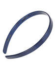 France Luxe comfortable, marbled navy and pearlescent indigo headband for women - 1/2" Ultracomfort Headband, Nacro Ocean.