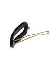 Mini Oval Tige Boule Barrette - French Classic