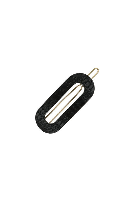 Mini Oval Tige Boule Barrette - French Classic