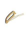 Mini Oval Tige Boule Barrette - French Classic