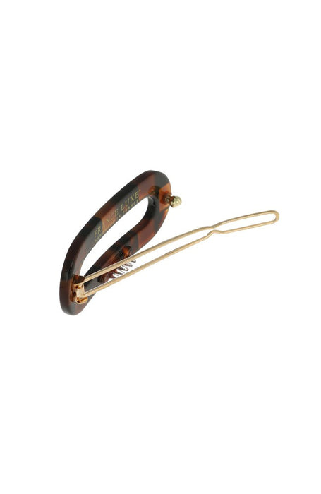 Mini Oval Tige Boule Barrette - French Classic