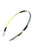 France Luxe thin, horn inspired blend of cream and black headband for women - 1/4" Ultracomfort Headband, Black Horn.