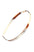 France Luxe thin, horn inspired blend of creamy ivory, warm caramel, and chestnut brown headband for women - 1/4" Ultracomfort Headband, Natural Horn.