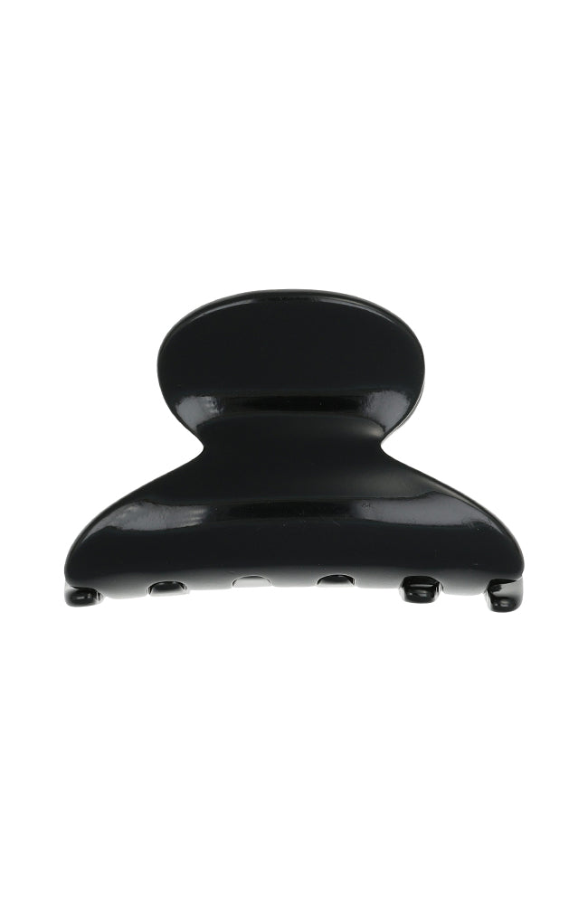 Mini, French claw hair clip ideal for fine hair or small sections - Mini Couture French Claw Clip, Black, classic black.