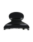 Mini, French claw hair clip ideal for fine hair or small sections - Mini Couture French Claw Clip, Black, classic black.