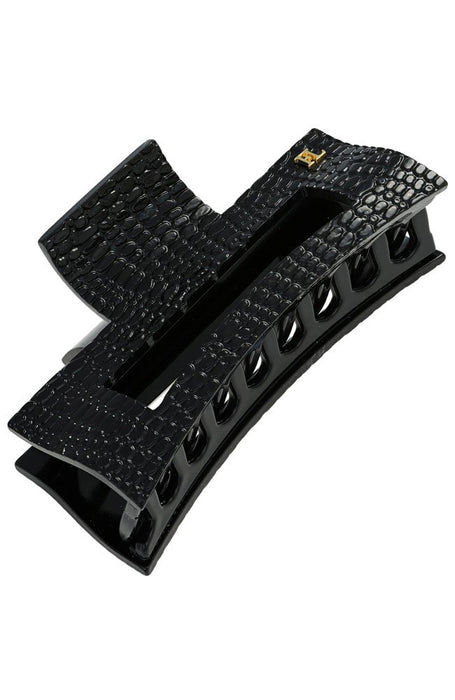 Large Cutout Rectangle Claw Clip - Classic