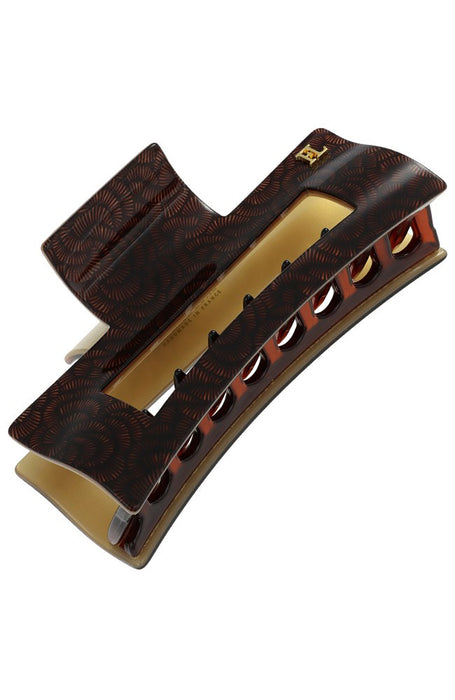 Large Cutout Rectangle Claw Clip - Classic
