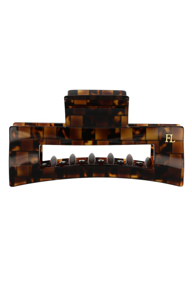 Large Cutout Rectangle Claw Clip - Classic
