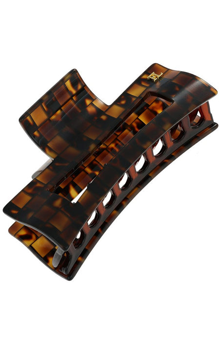 Large Cutout Rectangle Claw Clip - Classic