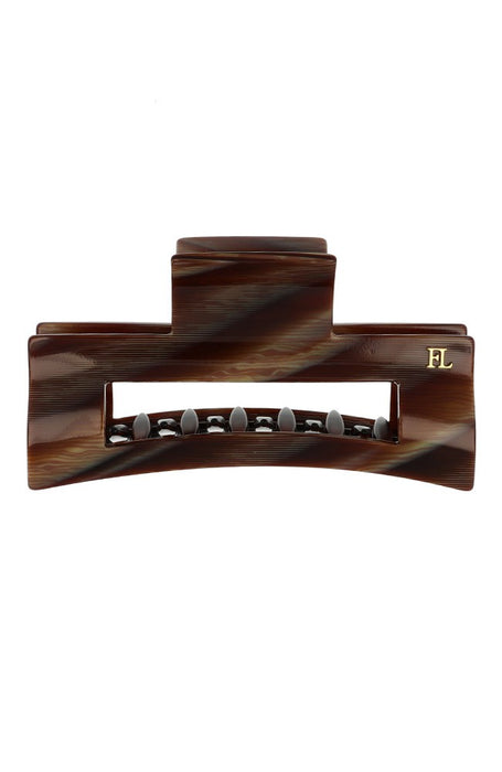 Large Cutout Rectangle Claw Clip - Classic