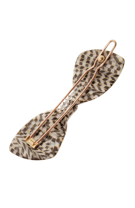 Mini Bow Tige Boule Barrette - Classic