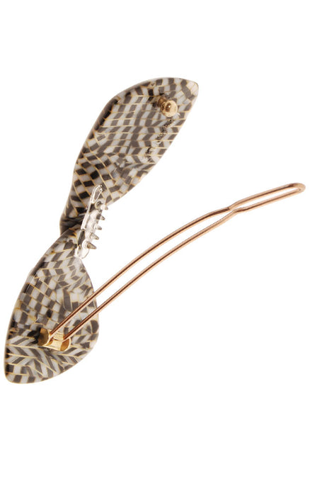 Mini Bow Tige Boule Barrette - Classic
